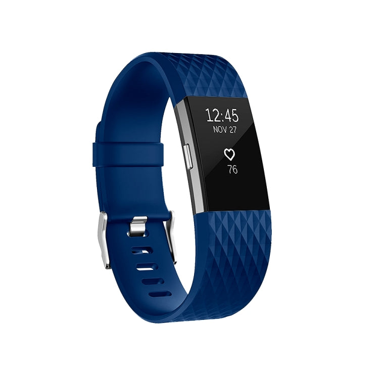 Diamond Pattern Adjustable Sport Watch Band for FITBIT Charge 2, Size: S, 10.5x8.5cm Diamond Pattern Adjustable Sport Watch Band for FITBIT Charge 2, Size: S, 10.5x8.5cm
